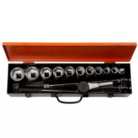 Set chei tubulare BAHCO de 3/4", 15 piese