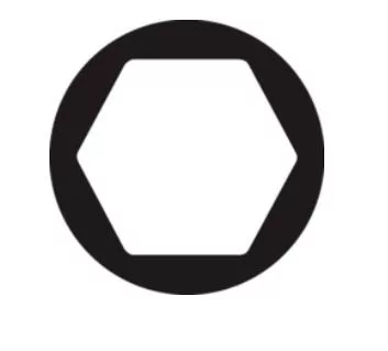 BAHCO 3/8" Dugókulcs, Hex, 14 mm