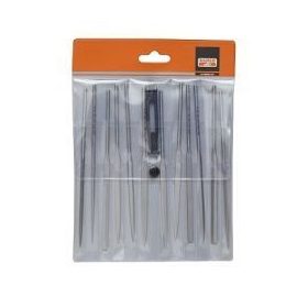 BAHCO Tűreszelő készlet, finom 140 mm (12 részes)