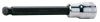 BAHCO 3/8" Dugókulcs, gömbfejű hosszított imbusz, 10 mm