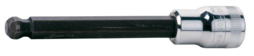 BAHCO 3/8" Dugókulcs, gömbfejű hosszított imbusz, 10 mm