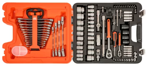 Set chei tubulare BAHCO 1/2" și 1/4", 94 piese