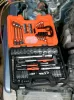 Set chei tubulare BAHCO 1/4”, 1/2” + chei inelare și fixe, 91 bucăți