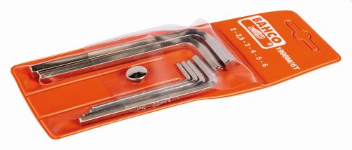 Set chei Allen BAHCO, 2-6 mm (6 bucăți)