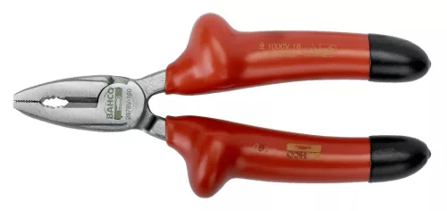 Clește combinat izolat BAHCO, rezistent, 160 mm