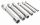 Set chei tubulare cu cap dublu BAHCO 6-19 mm (6 bucăți)