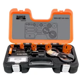   Set de tăietoare circulare bimetalice BAHCO Sandflex®, 16-51 mm (10 bucăți)