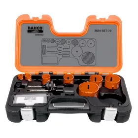   Set de tăietoare circulare bimetalice BAHCO Sandflex®, 19-64 mm (9 bucăți)