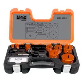   Set de tăietoare circulare bimetalice BAHCO Sandflex®, 19-65 mm (12 bucăți)