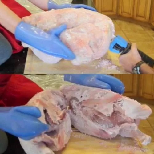 Lamă de ferăstrău sabie BAHCO Sandflex, tăietor de carne și oase din oțel inoxidabil, TPI=3, 300 mm