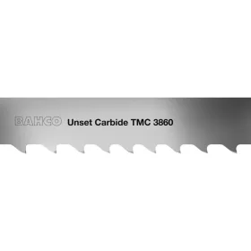   67-1.6-TMC-1.4/2, Pânză de fierăstrău cu bandă BAHCO 3860 TMC - Carbură nefinisată