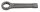 Cheie de impact BAHCO, metrică, Bi-Hex, 165 mm