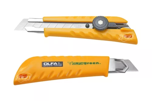 OLFA L-1/GREEN Dekorkés, 18 mm