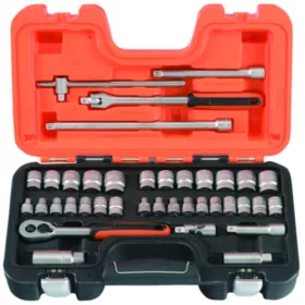 Set chei tubulare BAHCO de 3/8" cu 38 de bucăți