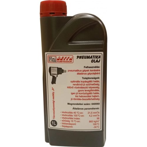 Kenőolaj pneumatikus gépekhez 1 liter