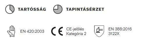 Védőkesztyű Guide 43 sertésbőr,  9