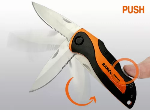 BAHCO Sportkés, összecsukható bicska, 170 mm