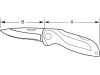 Cuțit BAHCO Sport, cuțit pliabil, 170 mm