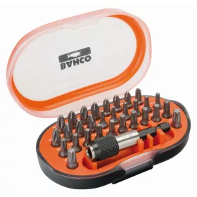 BAHCO 31 darabos bitkészlet, PH, PZ, TORX® és bittartó