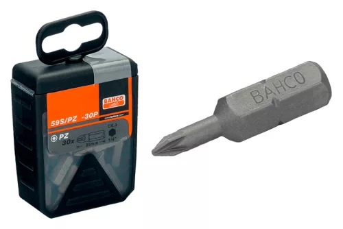 BAHCO Csavarbehajtó bit PZ3x25 mm (30 db)