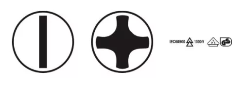 Lamă șurubelniță izolată BAHCO Slim PH+/-2 (2 buc.)