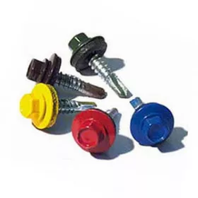   4,8x19mm Hlf. șurub autoforant pentru tablă. Pentru metal RAL 5005