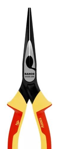 BAHCO Szigetelt hegyescsőrű fogó (1000V) 160 mm