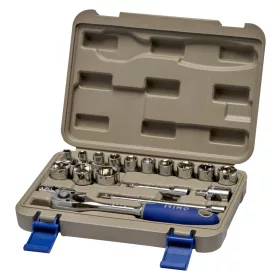 Set chei tubulare IRIMO 18 PIESE 3/8"