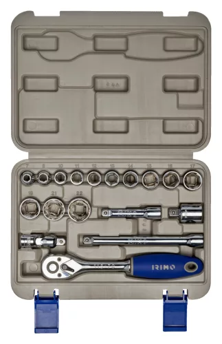 Set chei tubulare IRIMO 18 PIESE 3/8"