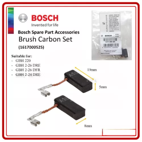 BOSCH Szénkefe készlet 1.617.000.525