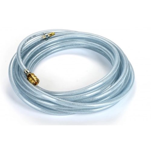 Levegőstömlő szövetbetétes 10fm csatlakozókkal 9mm, 21bar