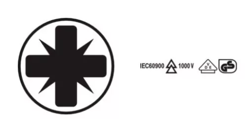 Lamă de șurubelniță izolată BAHCO Slim PZ2 (2 buc.)