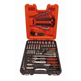   Set chei tubulare și inelare BAHCO 1/4"+1/2", 103 piese