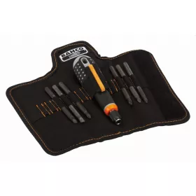   BAHCO ERGO™ cserélhető pengés csavarhúzó készlet, lapos-PH-PZ (6 részes)