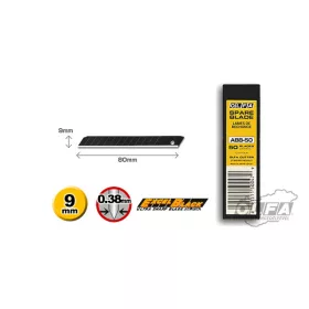 OLFA ABB-50 Standard tartalékpenge, 9 mm (50 db)