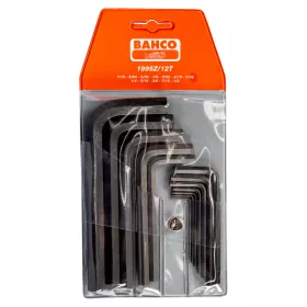   Set chei Allen BAHCO, în inci, versiune neagră, 12 bucăți