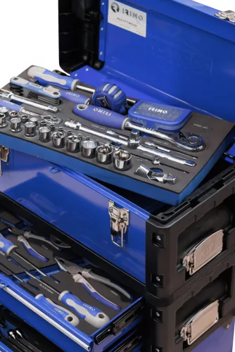 Dulap mobil de scule IRIMO cu set de scule cu 96 de piese