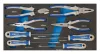 IRIMO Fém gurulós szerszámosláda szerszámokkal, 3 fiókkal +1db rekesz, 720x320x520 mm (96 részes)