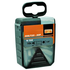 Biți de șurubelniță BAHCO TORX® T40x25 mm (30 buc.)
