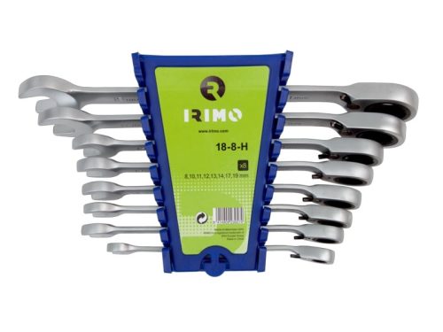 Set chei inelare cu clichet IRIMO, 8-19 mm, 8 bucăți