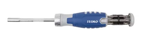 Șurubelniță cu clichet IRIMO cu suport pentru biți și biți