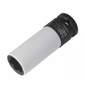   BAHCO 1/2" Mercedes lopásgátló kerékcsavarhoz hosszított dugókulcs, műanyagvédővel, 17 mm