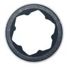 BAHCO 1/2" Mercedes lopásgátló kerékcsavarhoz hosszított dugókulcs, műanyagvédővel, 17 mm