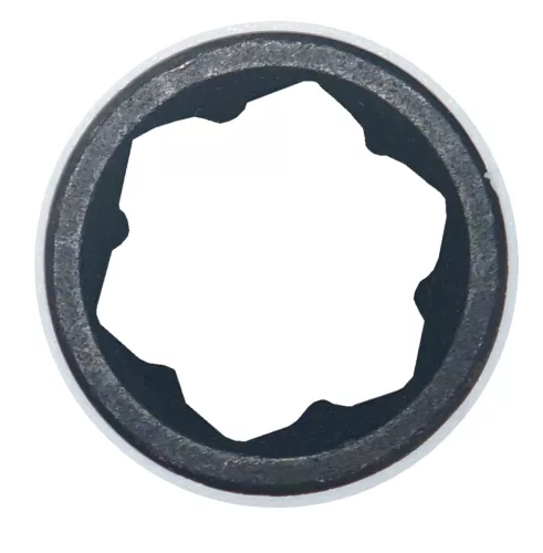 BAHCO 1/2" Mercedes lopásgátló kerékcsavarhoz hosszított dugókulcs, műanyagvédővel, 17 mm