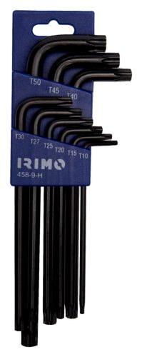 IRIMO Torx® kulcs készlet, hosszú, T10-T50, 9 RÉSZES