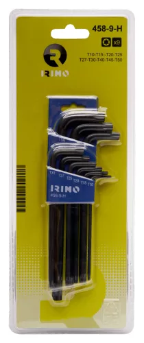 Set chei IRIMO Torx®, lungi, T10-T50, 9 bucăți