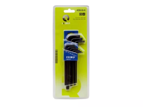 Set chei IRIMO Torx®, lungi, T10-T50, 9 bucăți