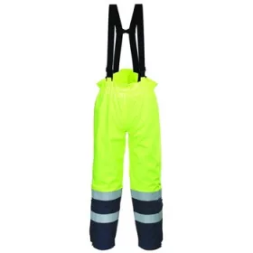   Pantaloni de vizibilitate rezistenți la flacără Bizflame Multi Arc FR78 PORTWEST Culoare: Galben / Bleumarin, Mărime: L