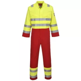   Bizflame Services Lángálló overál FR90 PORTWEST Szín: sárga, Méret: 2XL