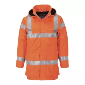   Jachetă de ploaie Bizflame Rain Hi-Vis Antistatic FR S774 PORTWEST Culoare: portocaliu, Mărime: L